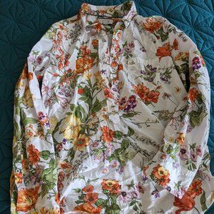JCrew collection floral top size 10